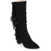 Journee Collection Women's Tru Comfort Foam Hartly Wide Calf Boot In Black