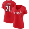 Fanatics Branded Dylan Larkin Red Detroit Red Wings Special Edition 2.0 Name & Number V-neck T-shirt In Red