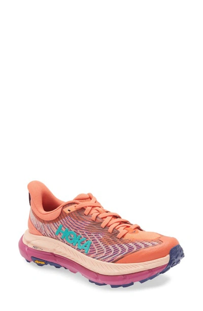 Hoka Mafate Speed 4 Trail Running Shoe In Orange