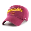 47 '47 BURGUNDY WASHINGTON COMMANDERS PHOEBE CLEAN UP ADJUSTABLE HAT