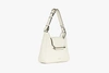 Strathberry Multrees Hobo Leather Shoulder Bag In White