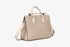 STRATHBERRY TOP HANDLE LEATHER TOTE BAG