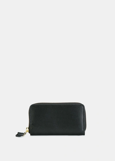 Comme Des Garçons Black Zip Around Wallet