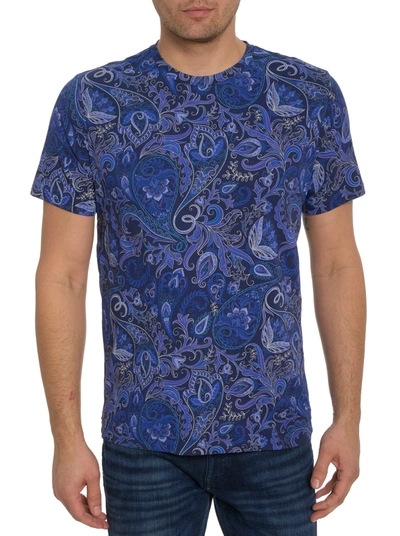 Robert Graham Swanson T-shirt In Navy