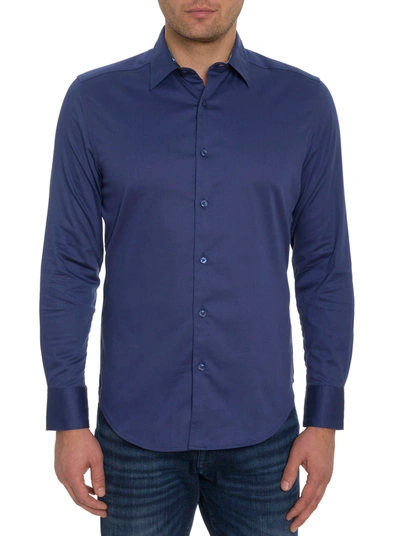 Robert Graham Rutherford 2 Long Sleeve Button Down Shirt In Navy