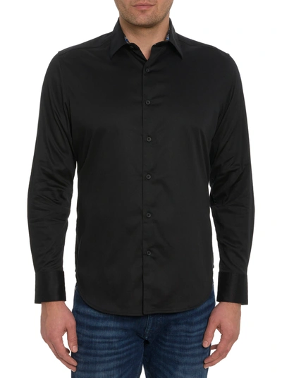 Robert Graham Rutherford 2 Long Sleeve Button Down Shirt In Black