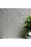 Wallpops Egon Paintable Textured Vinyl Peel & Stick Wallpaper In White