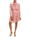 BEULAH ACCORDION PLEATED MINI DRESS