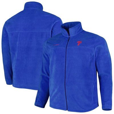 Columbia Men's  Royal Philadelphia Phillies Big And Tall Steens Mountain Full-zip Jacket