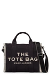 Marc Jacobs The Jacquard Medium Tote Bag In Black