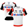 Stewart-haas Racing Team Collection White Kevin Harvick Mobil 1 Sublimated Uniform T-shirt In White