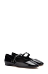Larroude Larroudé Blair Mary Jane Flat In Black