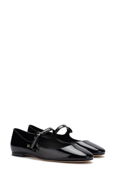 Larroude Larroudé Blair Mary Jane Flat In Black