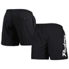 Mitchell & Ness Men's  Black Green Bay Packers Team Essentials Nylon Shorts In Black