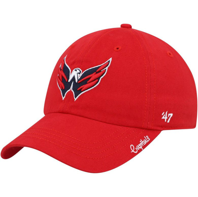 47 ' Red Washington Capitals Team Miata Clean Up Adjustable Hat