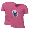 NIKE NIKE PINK WASHINGTON WIZARDS 2022/23 CITY EDITION ESSENTIAL V-NECK T-SHIRT