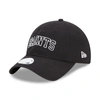 New Era Black New Orleans Saints Collegiate 9twenty Adjustable Hat In Black