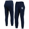 THE WILD COLLECTIVE THE WILD COLLECTIVE NAVY NEW YORK YANKEES MARBLE JOGGER PANTS