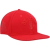 PRO STANDARD PRO STANDARD ST. LOUIS CARDINALS TRIPLE RED SNAPBACK HAT