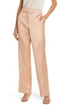 A.l.c Ford Straight Leg Satin Pants In Sirocco