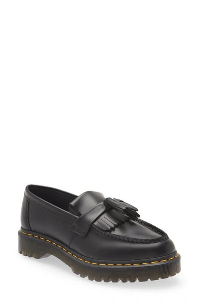 Dr. Martens' Dr. Martens Brushed Calfskin Loafer In Black
