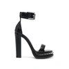Alexander Mcqueen Spiked-sole High-heel Sandals In Black