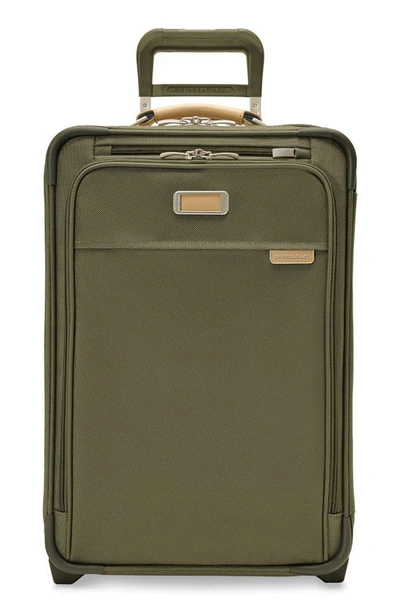 BRIGGS & RILEY BASELINE ESSENTIAL 22-INCH EXPANDABLE 2-WHEEL CARRY-ON BAG