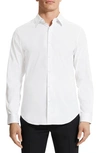 Theory Men's Sylvain Structure Sport Shirt In White Olympic
