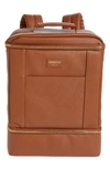 Igloo Luxe Insulated Dual Compartment Backpack In Cognac