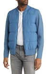 Ted Baker Spores Wadded Jacket In Blue