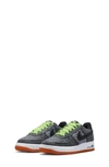Nike Kids' Air Force 1 Lv8 Sneaker In Black/ Green/ Starfish/ Black