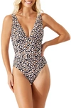 TOMMY BAHAMA SAFARI CAT ONE-PIECE SWIMSUIT