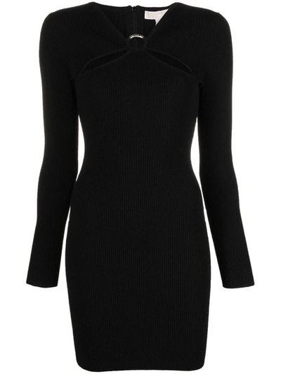 Michael Michael Kors Mmk Mini Dress In Black