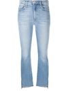 MOTHER MOTHER THE INSIDER CROPPED JEANS