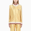 MONCLER GENIUS 8 MONCLER PALM ANGELS | YELLOW ZIP SWEATSHIRT,8G00002-M2522/L_MONGE-135_323-S