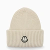 MONCLER GENIUS WHITE WOOL HAT