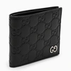 GUCCI BLACK GUCCI SIGNATURE WALLET