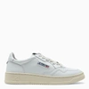 AUTRY WHITE LEATHER MEDALIST SNEAKERS,AULWLL15/M_AUTRY-WHT_500-35