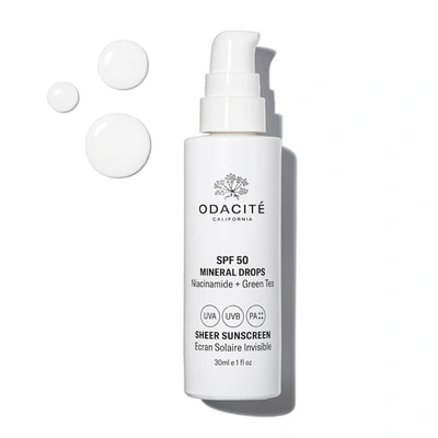 Odacite Spf 50 Sheer Sunscreen Mineral Drops