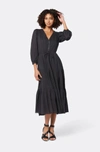 JOIE TOBEY MAXI COTTON DRESS IN BLACK