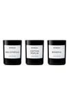 BYREDO BYREDO LA MINI SELECTION GOURMANDE CANDLE SET USD $135 VALUE