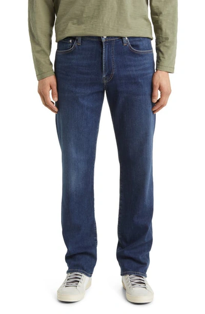 Citizen Of Humanity Elijah Relaxed Straight Leg Jeans In Blue Wing (dk Indigo)