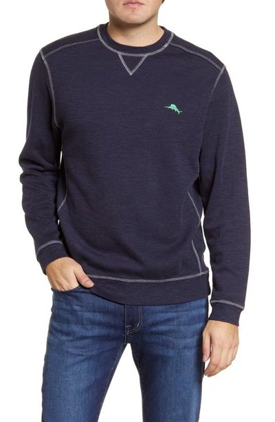 Tommy Bahama Tobago Bay Crewneck Pullover In Ocean Deep