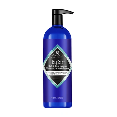 Jack Black Big Sir Body And Hair Cleanser With Marine Accord And Amber In 33 Fl oz | 975 ml