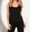 ANGEL Bra-Friendly Tank Top in Black