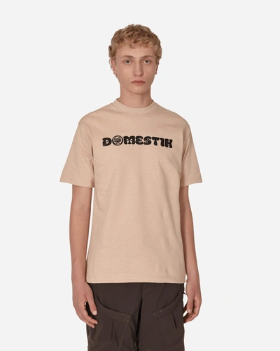 Domestik Possessed T-shirt In Beige