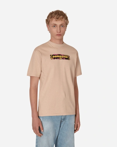 Domestik Into Other World T-shirt In Beige