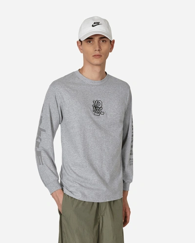 Pleasures Music Longsleeve T-shirt In Grey