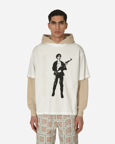 Pleasures Viva Hooded Sweatshirt In Beige