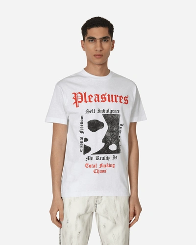 Pleasures Reality T-shirt In White